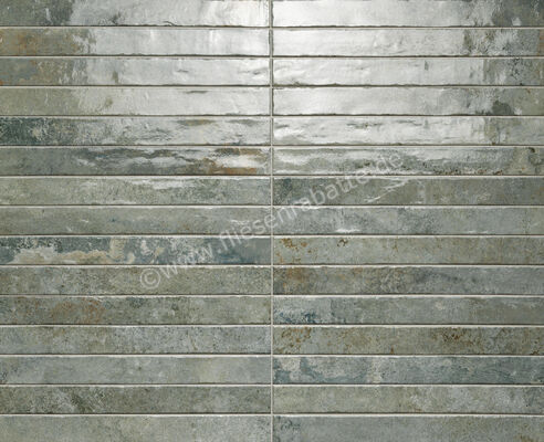  La Fabbrica Ava Kist Lux Jade Lux 4.8x45 cm Wandfliese Glänzend Strukturiert Glossy 264042 | 546334