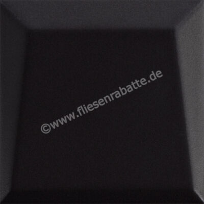  La Fabbrica Ava UP Black 10x10 cm Wandfliese Lingotto Glänzend Eben Glossy 192032 | 546586