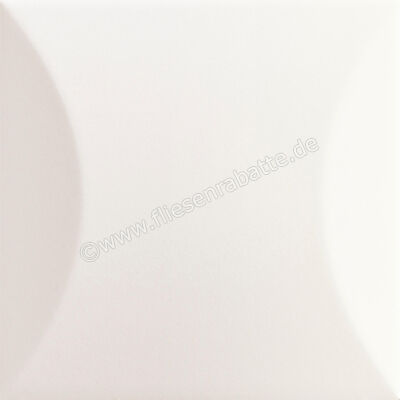  La Fabbrica Ava UP White 10x10 cm Wandfliese Cuscino Glänzend Eben Glossy 192051 | 546604