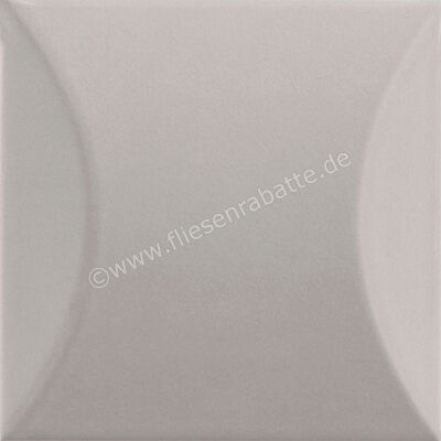  La Fabbrica Ava UP Grey 10x10 cm Wandfliese Cuscino Glänzend Eben Glossy 192053 | 546610