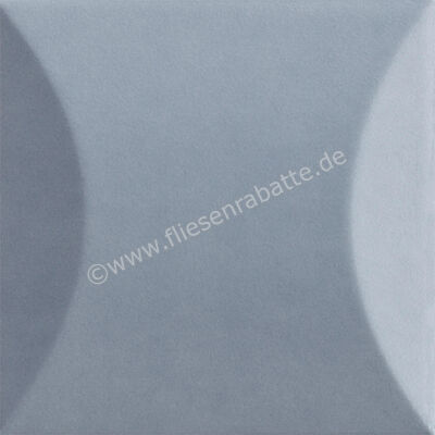  La Fabbrica Ava UP Blue 10x10 cm Wandfliese Cuscino Glänzend Eben Glossy 192057 | 546622