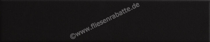  La Fabbrica Ava UP Black 5x25 cm Wandfliese Glänzend Eben Glossy 192072 | 546631