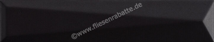  La Fabbrica Ava UP Black 5x25 cm Wandfliese Lingotto Glänzend Eben Glossy 192092 | 546664