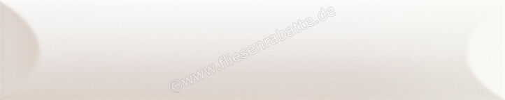  La Fabbrica Ava UP White 5x25 cm Wandfliese Cuscino Glänzend Eben Glossy 192111 | 546688
