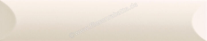  La Fabbrica Ava UP Bone 5x25 cm Wandfliese Cuscino Glänzend Eben Glossy 192114 | 546700