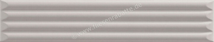  La Fabbrica Ava UP Grey 5x25 cm Wandfliese Cannettato Matt Eben Matte 192123 | 546721