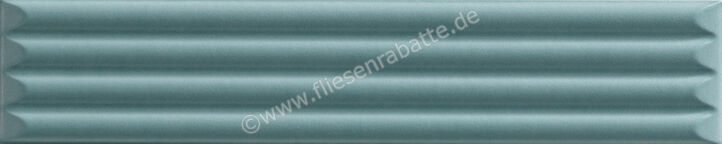  La Fabbrica Ava UP Green 5x25 cm Wandfliese Cannettato Glänzend Eben Glossy 192136 | 546733