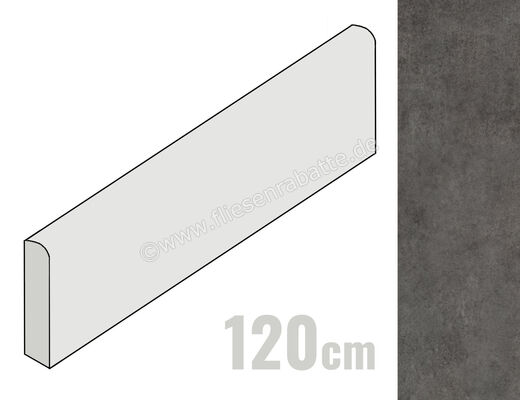 La Fabbrica Ava Space Plomb 6.5x120 cm Sockel Matt Eben Naturale 106063 | 546901