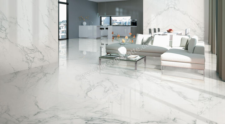  La Fabbrica Ava Statuario Statuario 120x120 cm Bodenfliese / Wandfliese Matt Eben Naturale 083034 | 547291