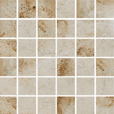  La Fabbrica Ava Lascaux Ellison 30x30 cm Mosaik 5x5 Matt Eben Naturale 089165 | 548059