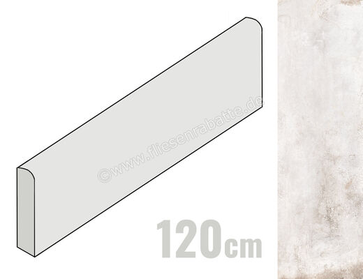  La Fabbrica Ava Lascaux Capri 6.5x120 cm Sockel Matt Eben Naturale 089181 | 548143