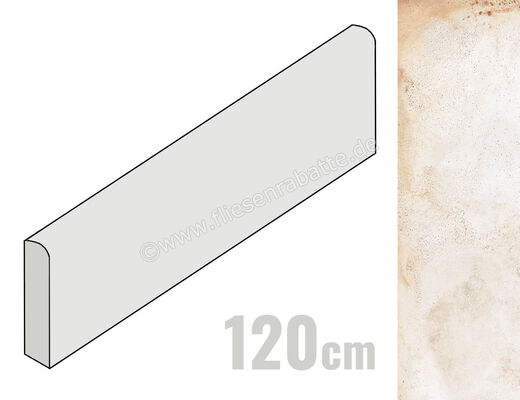  La Fabbrica Ava Lascaux Ellison 6.5x120 cm Sockel Glänzend Eben Lappato 089184 | 548152