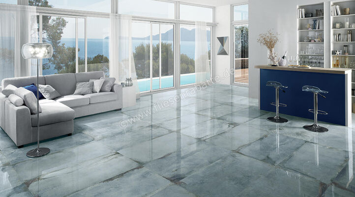  La Fabbrica Ava Lascaux Kimberly 60x120 cm Bodenfliese / Wandfliese Glänzend Eben Lappato 089014 | 548194