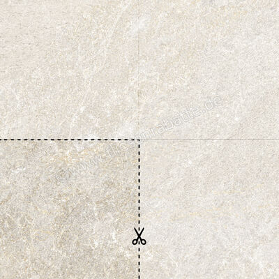  Villeroy & Boch Montagne Garden Ivory 40x40x2 cm Terrassenplatte Schnittmuster Matt Strukturiert VilbostonePlus 2886 RC10 0 SM | 549151