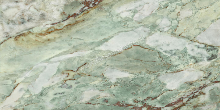  La Fabbrica Ava Green Sky Green Sky 60x120 cm Bodenfliese / Wandfliese Glänzend Eben Lappato 278102 | 549310