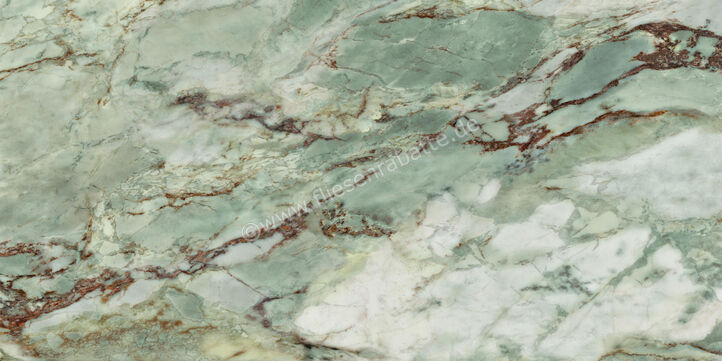  La Fabbrica Ava Green Sky Green Sky 60x120 cm Bodenfliese / Wandfliese Glänzend Eben Lappato 278102 | 549316