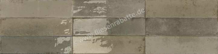  Dune Ceramica Agadir Musgo 7x28 cm Wandfliese Glänzend Strukturiert Gloss 189220 | 549379