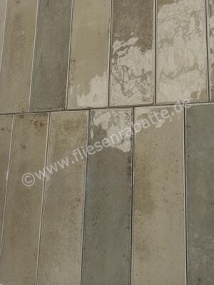  Dune Ceramica Agadir Musgo 7x28 cm Wandfliese Glänzend Strukturiert Gloss 189220 | 549385