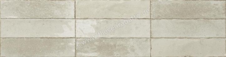  Dune Ceramica Agadir Ivory 7x28 cm Wandfliese Glänzend Strukturiert Gloss 189222 | 549397