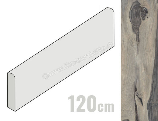  La Fabbrica Ava Kauri Fiordland 6.5x120 cm Sockel Glänzend Eben Lappato 075157 | 549883