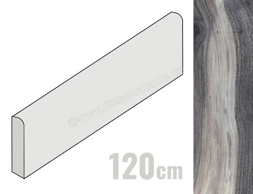  La Fabbrica Ava Kauri Victoria 6.5x120 cm Sockel Glänzend Eben Lappato 075163 | 549895