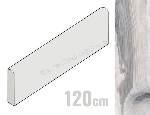  La Fabbrica Ava Kauri Nelson 6.5x120 cm Sockel Glänzend Eben Lappato 075166 | 549901