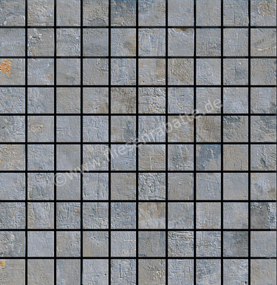  La Fabbrica Ava Artile Ocean Blue 30x30 cm Mosaik 2,5x2,5 Matt Strukturiert Naturale 156326 | 550048