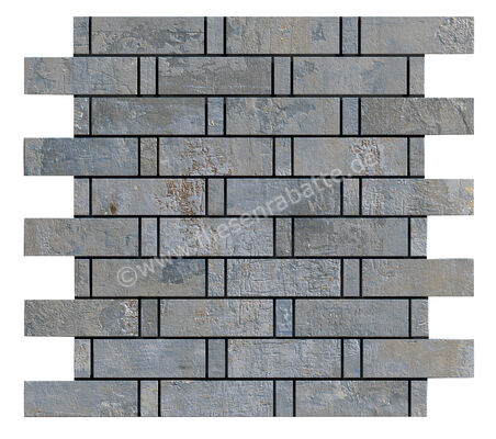  La Fabbrica Ava Artile Ocean Blue 30x30 cm Mosaik Muretto Matt Strukturiert Naturale 156316 | 550066