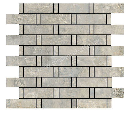  La Fabbrica Ava Artile Greige 30x30 cm Mosaik Muretto Matt Strukturiert Naturale 156312 | 550078