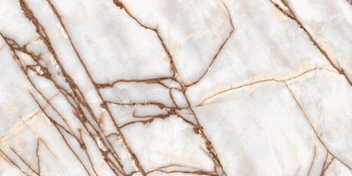  La Fabbrica Ava Bianco Imperiale Bianco Imperiale 60x120 cm Bodenfliese / Wandfliese Glänzend Eben Lappato 277102 | 550570