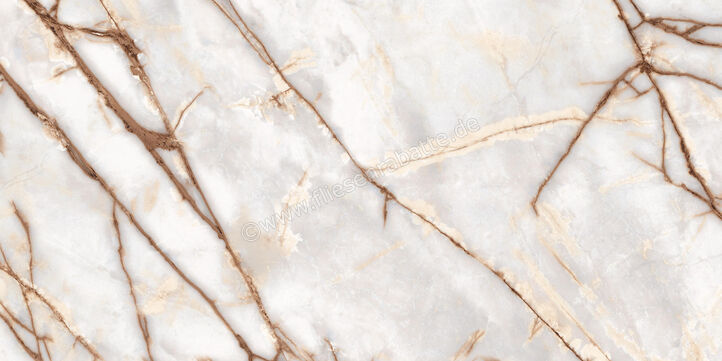  La Fabbrica Ava Bianco Imperiale Bianco Imperiale 60x120 cm Bodenfliese / Wandfliese Glänzend Eben Lappato 277102 | 550576