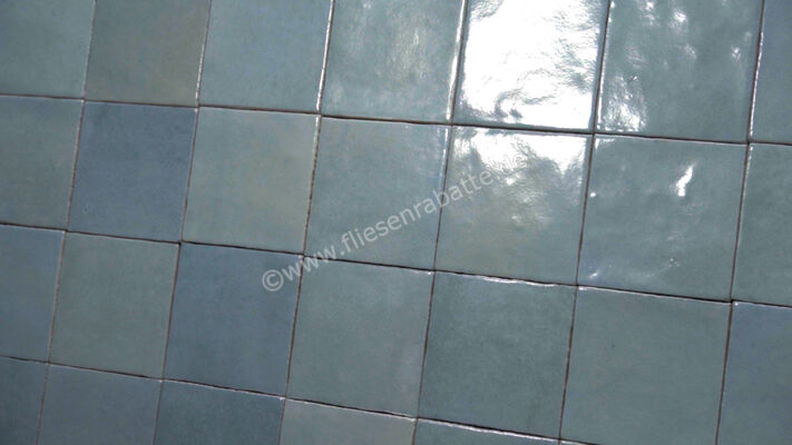  Marazzi Zellige Cielo 10x10 cm Dekor Wand Glänzend Leicht Strukturiert Lux M5P5 | 550606