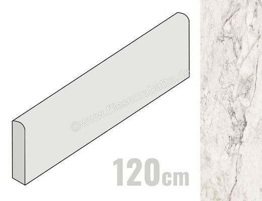  La Fabbrica Ava Breccia Capraia Breccia Capraia 6.5x120 cm Sockel Glänzend Eben Lappato 274502 | 550738