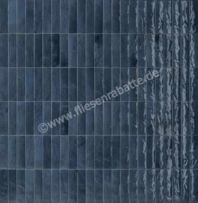  Marca Corona Miniature Soda Soda Blu Galassia 6x24 cm Wandfliese Matt Strukturiert Lucido J381 | 550906