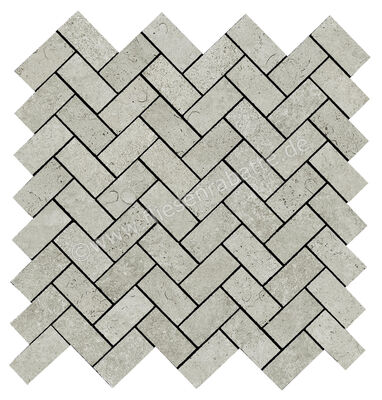  La Fabbrica Ava Pierres Des Chateaux Chambord 30x30 cm Mosaik Spina di pesce Matt Eben Naturale 158311 | 551410