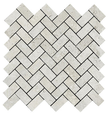  La Fabbrica Ava Pierres Des Chateaux Usse 30x30 cm Mosaik Spina di pesce Matt Eben Naturale 158312 | 551413