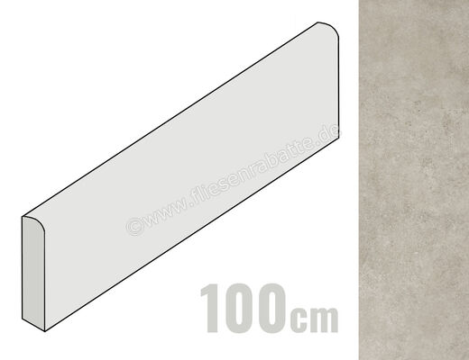  La Fabbrica Ava Pierres Des Chateaux Chambord 7x100 cm Sockel Matt Eben Naturale 158102 | 551866