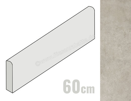  La Fabbrica Ava Pierres Des Chateaux Chambord 7x60 cm Sockel Matt Eben Naturale 158112 | 551881