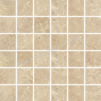  La Fabbrica Ava Chianca Carparo 30x30 cm Mosaik 5x5 Matt Eben Naturale 184403 | 552736