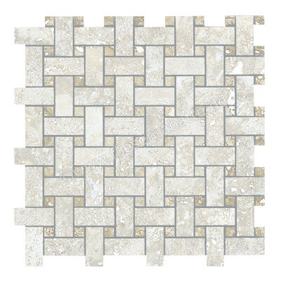  La Fabbrica Ava Imperial Trevi 30x30 cm Mosaik Intreccio Matt Eben Naturale 155312 | 554038