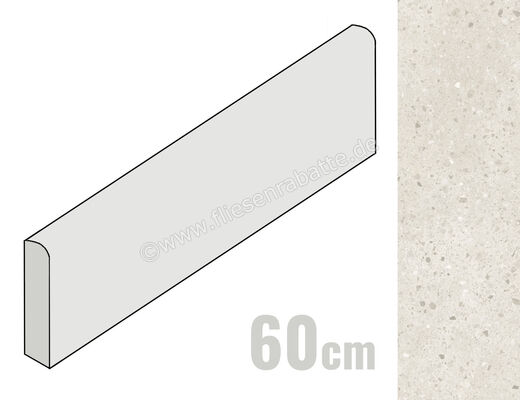 Ceramiche Caesar Civic Chips Clear 7.2x60 cm Sockel Matt Eben Touch Plus AIG6 CAE | 555244