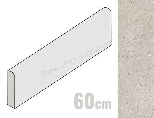  Ceramiche Caesar Civic Chips Plinth 7.2x60 cm Sockel Matt Eben Touch Plus AIG9 CAE | 555253