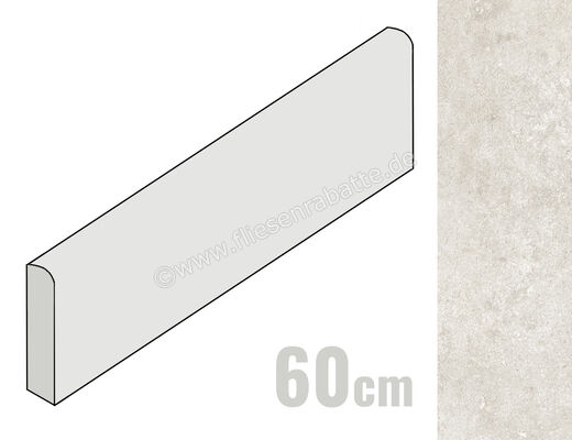  Ceramiche Caesar Civic Cross Clear 7.2x60 cm Sockel Matt Eben Touch Plus AIHC CAE | 555259