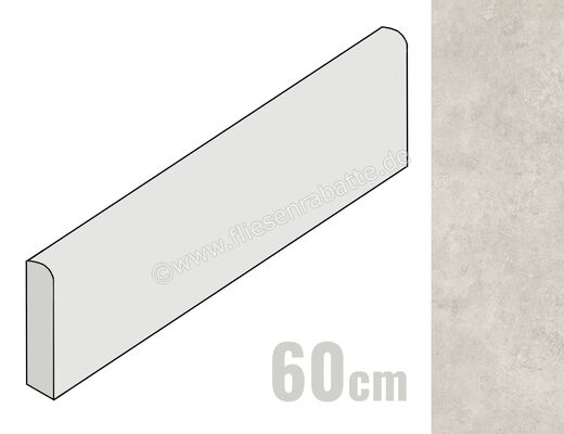  Ceramiche Caesar Civic Cross Plinth 7.2x60 cm Sockel Matt Eben Touch Plus AIHF CAE | 555268