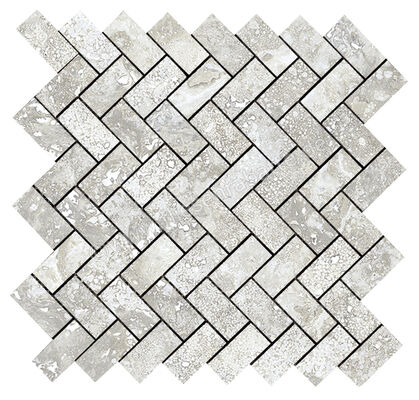  La Fabbrica Ava Imperial Alabastrino 30.5x30.5 cm Mosaik Spina di pesce Matt Eben Naturale 155301 | 555688