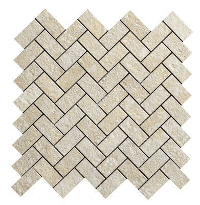  La Fabbrica Ava Imperial Navona 30.5x30.5 cm Mosaik Spina di pesce Matt Eben Naturale 155303 | 555697