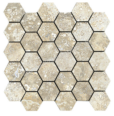  La Fabbrica Ava Imperial Navona 28x29 cm Mosaik Esagona Matt Eben Naturale 155323 | 555706