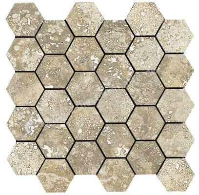  La Fabbrica Ava Imperial Tivoli 28x29 cm Mosaik Esagona Matt Eben Naturale 155324 | 555709