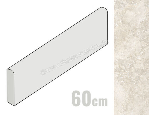  La Fabbrica Ava Imperial Navona 7x60 cm Sockel Matt Eben Naturale 155113 | 555979