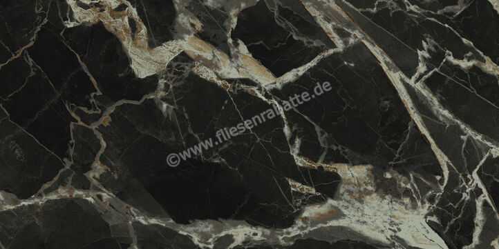  La Fabbrica Ava Black Gold Black Gold 60x120 cm Bodenfliese / Wandfliese Matt Eben Naturale 276101 | 556066